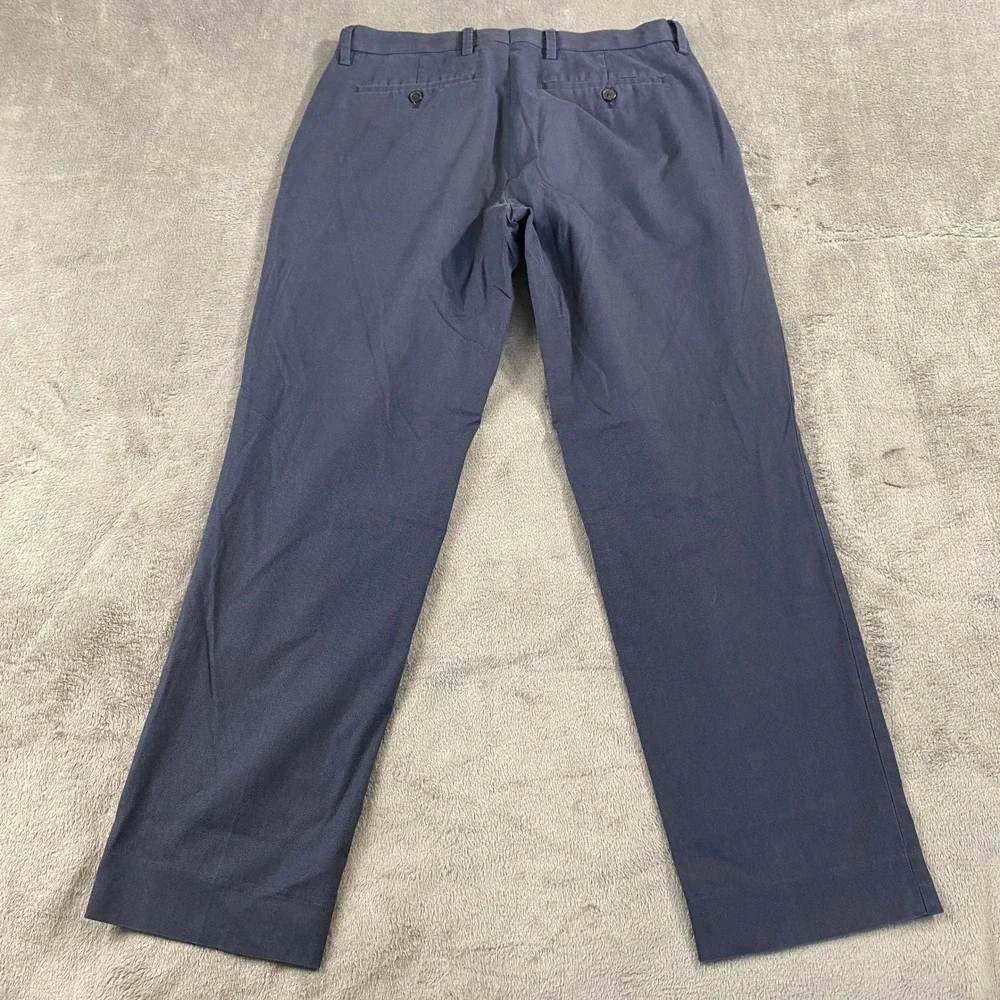 Banana Republic Dress Pants Mens 31x30 Navy Blue‎ Slim Fit Wool Blend 676183-00